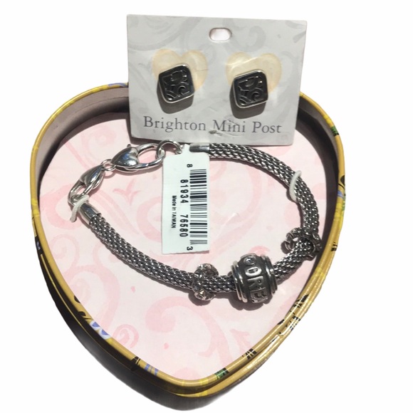 NWT Brighton Beverly Glam Bracelet & Earrings - Picture 2 of 9